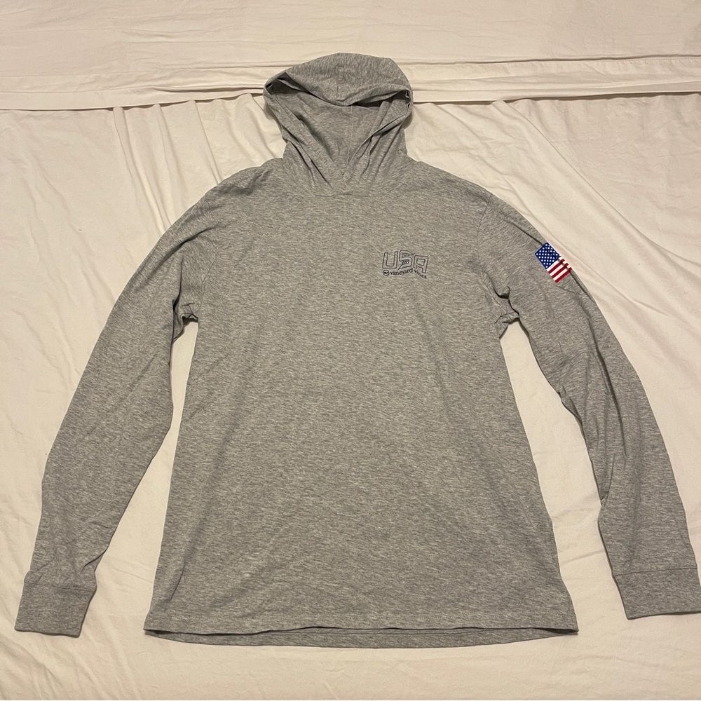 Vineyard Vines USA Hoodie Long Sleeve T-Shirt